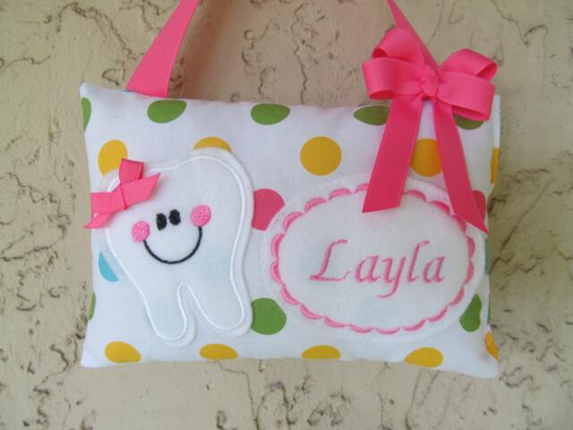 Personalized Tooth Fairy Pillow, Children's Keepsake, Custom Holder, Kids Gift, Gift