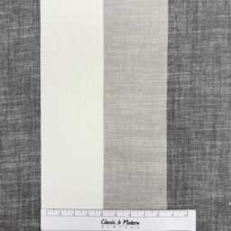 striped Multi Color Farmhouse Modern Flat Roman Shade, Cl1193 - thumbnail 3