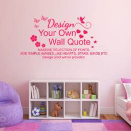 Design Your Own Wall Art Quote, Vinyl Decal, Modern Transfer - thumbnail 3