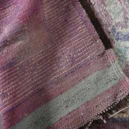 Vintage Lilac Moroccan Rug Hand-Knotted Berber Wool Runner - 10.3x3.8 Ft - thumbnail 4