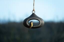 Decorative Bird Feeder - Grey