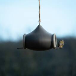 Decorative Bird Feeder - Grey - thumbnail 3