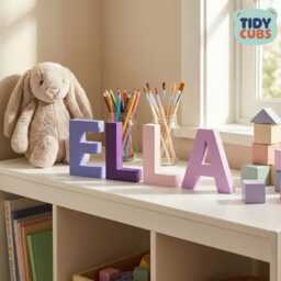 Custom 12cm 3D Letter Name Sign - Children's Nursery Decor Personalised Bedroom Wall Art - thumbnail 2