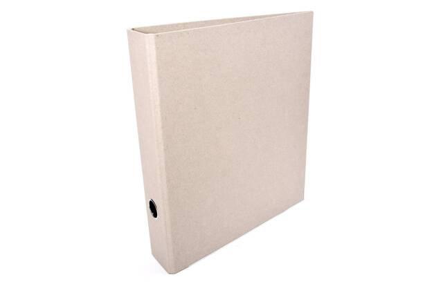 Recycling Folder A4 With Edge Protection Eco Grey, Sustainable Nature & Eco-Look - Made in Germany, Ring Binder, File - image 1