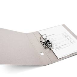 Recycling Folder A4 With Edge Protection Eco Grey, Sustainable Nature & Eco-Look - Made in Germany, Ring Binder, File - thumbnail 2