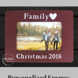 Personalized Family Christmas Photo Frame - Custom Keepsake Gift - thumbnail 4