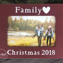 Personalized Family Christmas Photo Frame - Custom Keepsake Gift - thumbnail 2
