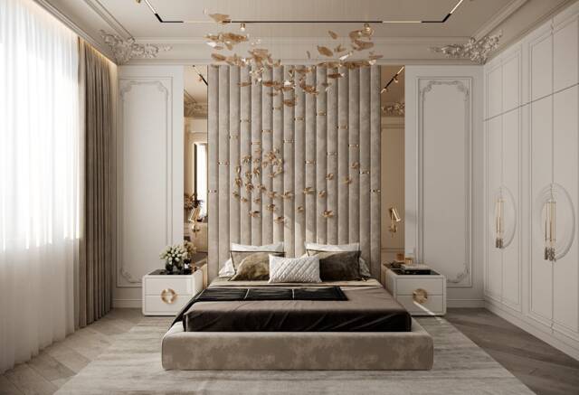 Personalized/Custom Made - Upholstered Twin/Double/Queen/King Headboards Bedroom Headboard Wall Panels-Wall Art-Wall Decor-Easy To Install - image 1