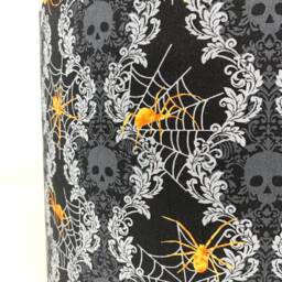 Skull & Spider Lampshade Gothic Home Decor - thumbnail 4