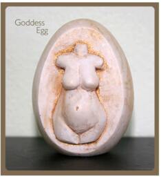 Fertility Goddess Sculpture - Pregnacy & Birthing Gift For New Mom - thumbnail 1