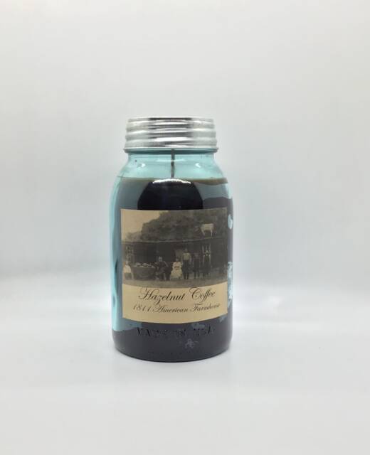 Hazelnut Coffee Highly Scented Candle/32 Oz Ball Jar/Paraffin Wax/Farmhouse Candle/Hand Poured Candle/Country-Primitive Candle - image 1