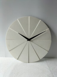 Handmade Concrete Wall Clock Modern Art Deco Home Decor
