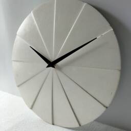 Handmade Concrete Wall Clock Modern Art Deco Home Decor - thumbnail 4