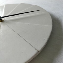 Handmade Concrete Wall Clock Modern Art Deco Home Decor - thumbnail 3