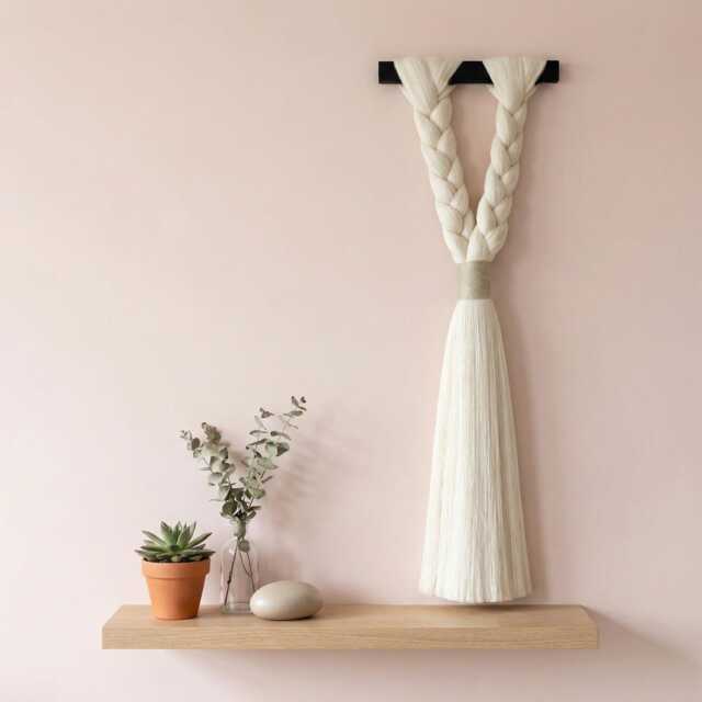 Ready To Ship/ Wall Hanging/Large Tassel/Textile Art/Fiber Art/Contemporary Art/ Textile Scultre/Macrame/Large Art/Neutral Art - image 1