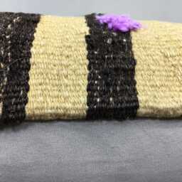 Vintage Turkish Kilim Pillow Cover, Handwoven Throw Pillow, 20x20 - thumbnail 4