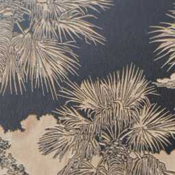 Palm Tree Canopies Wall Art - Engraved Wooden Lithograph, Tropical Nature Print, Coastal Home Decor, Beach House Hanging - thumbnail 2