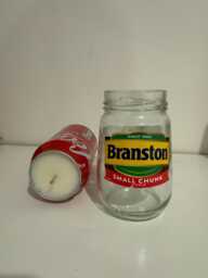 Branston Pickle Jar Candle - Burns For >30 Hours >50 Fragrances Hand Crafted Vegan Fathers Day Gift Stocking Filler