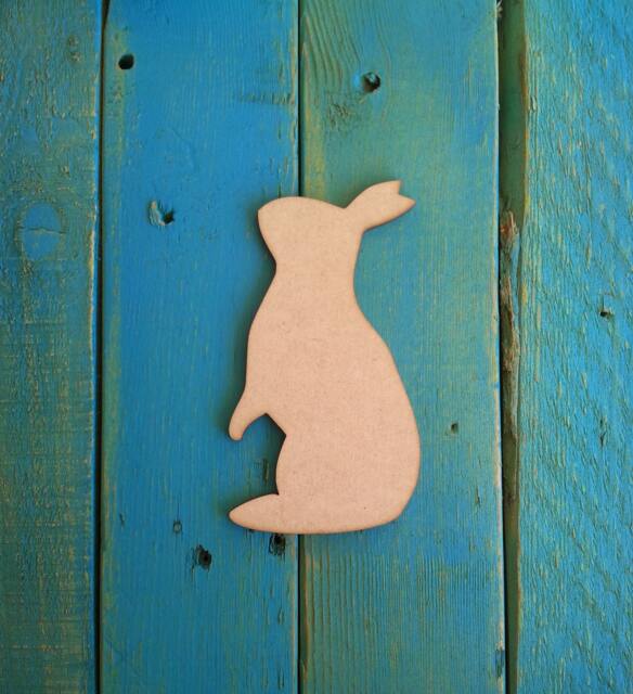 "Unfinished, Wooden, Bunny, Diy Craft, Unpainted For Wall Decor, Wreath, Room, Avaiable From 1"" To 42"