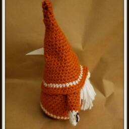 Texas Longhorns Inspired Gnome, Football New, Handmade To Order, About 11 Inches Tall - thumbnail 2