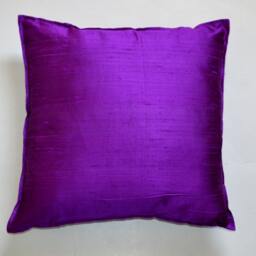 Eggplant Dupioni Pure Silk Cushion Cover Code 238/12x12, 12x16, 12x20, 14x20, 14x24, 16x16, 18x18, 20x20, 22x22, 24x24 & 26x26 - thumbnail 3