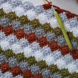 Star Stitch Crochet Blanket Pattern Easy Beginner Tutorial - PDF - thumbnail 3