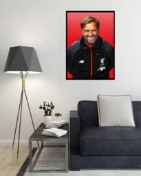 Jurgen Klopp Digital Art Print - On Foamex Board Or Photo Paper - thumbnail 1