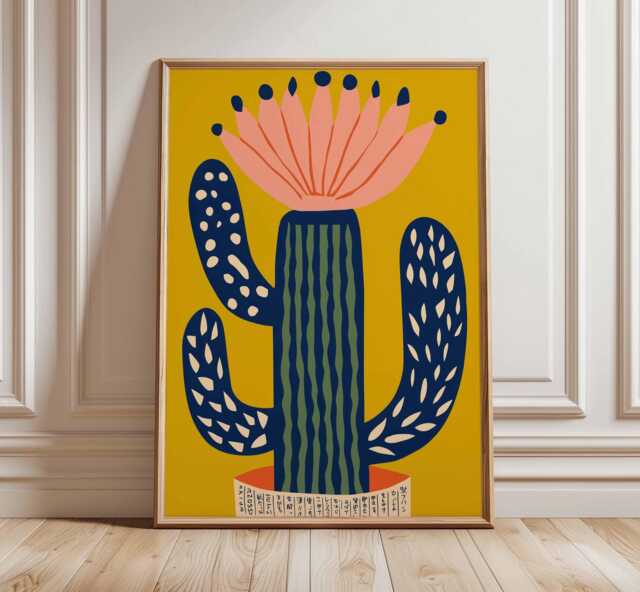 pinke monstera Pink Monstera Mural: Pink and Monstera Wallpaper main image 0