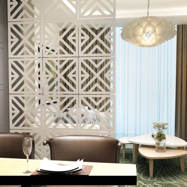 Hanging Room Divider, Partitions Panel Screen For Decorating Bedroom, Dining, Study & Sitting-Room, Hotel, Bar Restaurant - Skumo47 - image 1