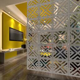 Hanging Room Divider, Partitions Panel Screen For Decorating Bedroom, Dining, Study & Sitting-Room, Hotel, Bar Restaurant - Skumo47 - thumbnail 2