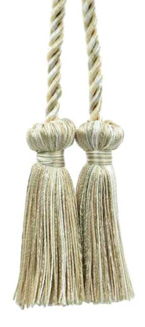 "D??copro Double Tassel Curtain & Drapery Tieback/Holdback, 3"" - 7.5cm, 27"