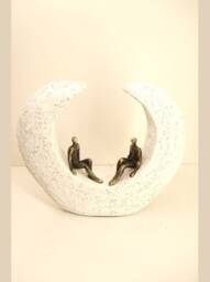 statue Of Resin & Bronze Height 25 cm