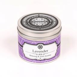 Lavender Essential Oil Aromatherapy Candle - Candle Oils Yoga Meditation Spa Massage - thumbnail 1