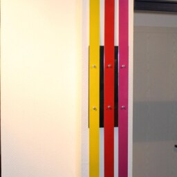 "Modern Abstract Wood Metal Art Wall Sculpture ""U4M" - thumbnail 3