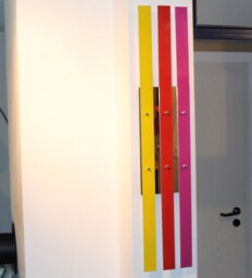 "Modern Abstract Wood Metal Art Wall Sculpture ""U4M"