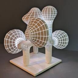 Sculpture Luminous Fungal Fantasy - thumbnail 3