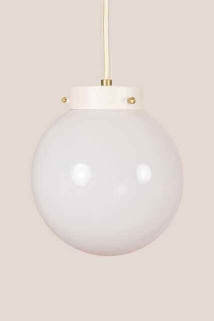 Albina Vintage Pendant Light Mcm Hanging Handcrafted Glass Lamp Retro Ceiling Fixture Yugoslavia Gold Brass - image 1