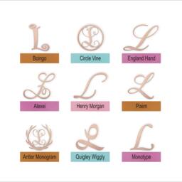 Wooden Letter L Large Decorative Wall Art - Ideal For Wreaths - thumbnail 2