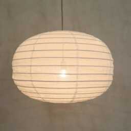 Linen Taupe Labu Light Shade - Pendant Handmade Home Decor Lamp Hanging - thumbnail 3