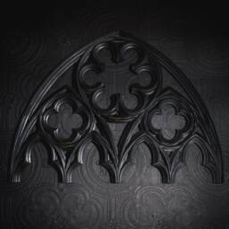 Vivica Gothic Arch Wall Hanging By The Blackened Teeth - Decor Cathedral Window Dark Handmade Artisans - thumbnail 3
