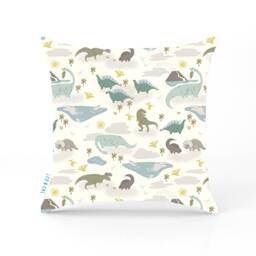 Dinosaur Cushion Cover Kids Bedroom Decor, Floor Cover, Pillow Nursery Decor Boy & Girl Room, Playroom - thumbnail 3