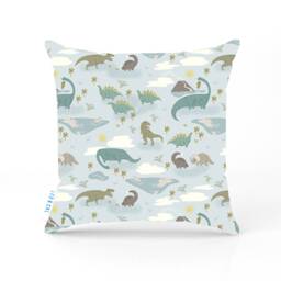 Dinosaur Cushion Cover Kids Bedroom Decor, Floor Cover, Pillow Nursery Decor Boy & Girl Room, Playroom - thumbnail 2
