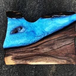 Custom Made To Order Oregon Resin & Wood Art Piece - thumbnail 2