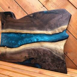 Custom Made To Order Oregon Resin & Wood Art Piece - thumbnail 4