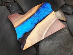 Custom Made To Order Oregon Resin & Wood Art Piece