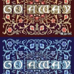 Go Away Welcome Mat, 17 In. X 24 Memory Foam Doormat Floormat - thumbnail 2