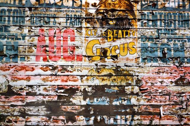 Peel & Stick, Giant Wall Mural, Circus Poster Wall, Penticton Bc, Canada Circa 1950's - image 1