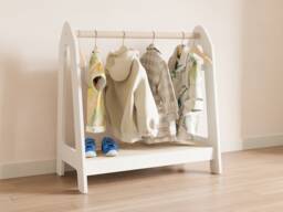 Montessori Wardrobe Kids Clothing Rack, Baby Clothes Organizer