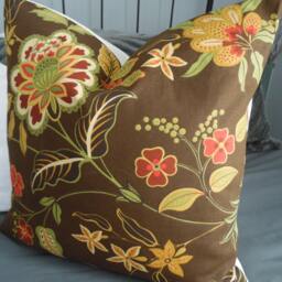 Floral.pillows.fall Slipcovers.home Decor Pillows.greens.reds.gold.browns.black.toss Pillows.throw Pillows.indoor/Patio - thumbnail 2