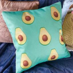 Avocado Print Design Decorative Pillow Covers - thumbnail 3